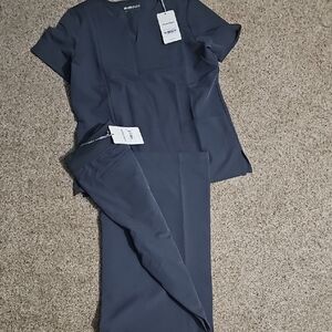 Women's Wide Leg Pants - Dark Gray